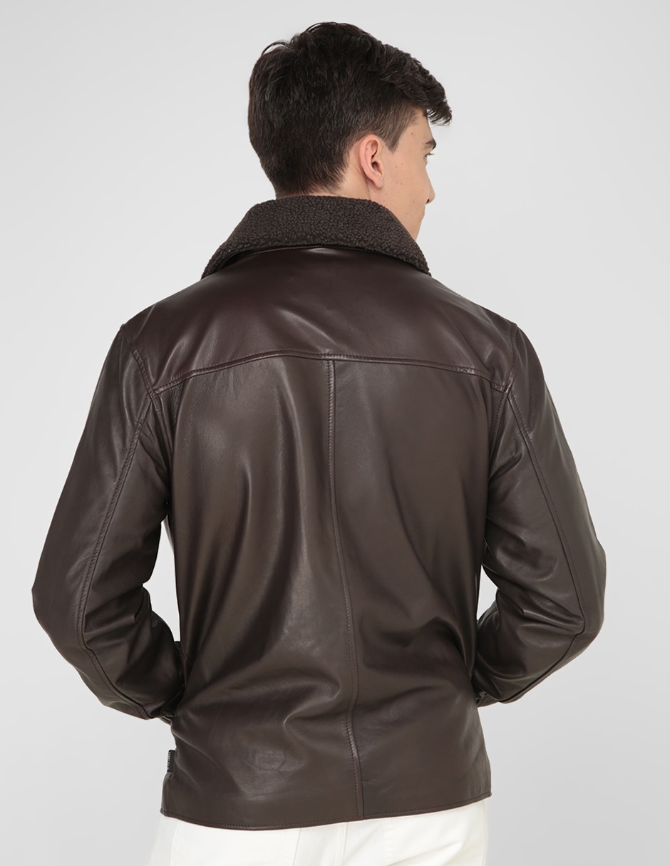Chamarra casual con bolsillos para hombre 2