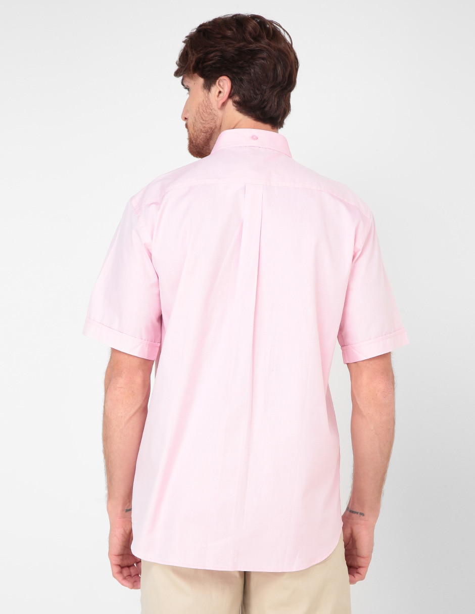 Camisa casual de algodón manga corta para hombre 2