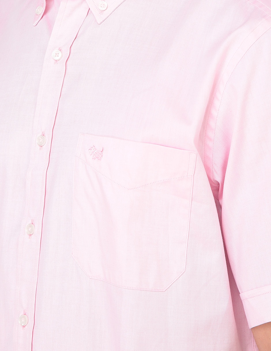 Camisa casual de algodón manga corta para hombre 4