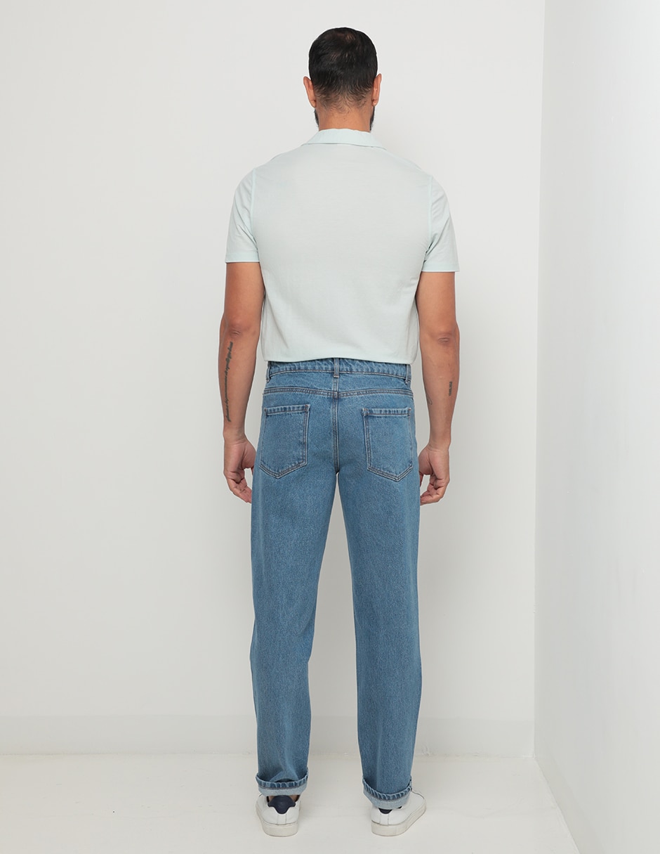 Jeans straight para hombre 2