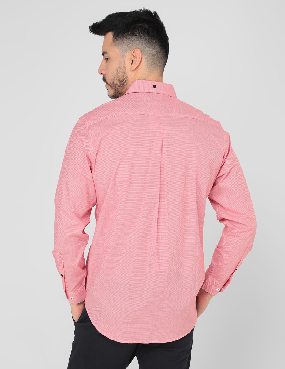 Camisa casual de algodón manga larga para hombre 2