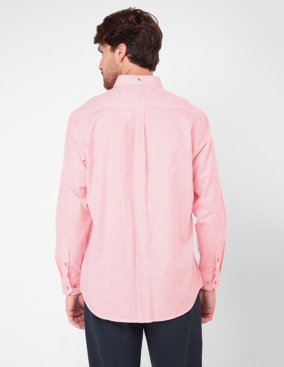 CAMISA FERRIONI M5711T REG, XG, SALMÓN