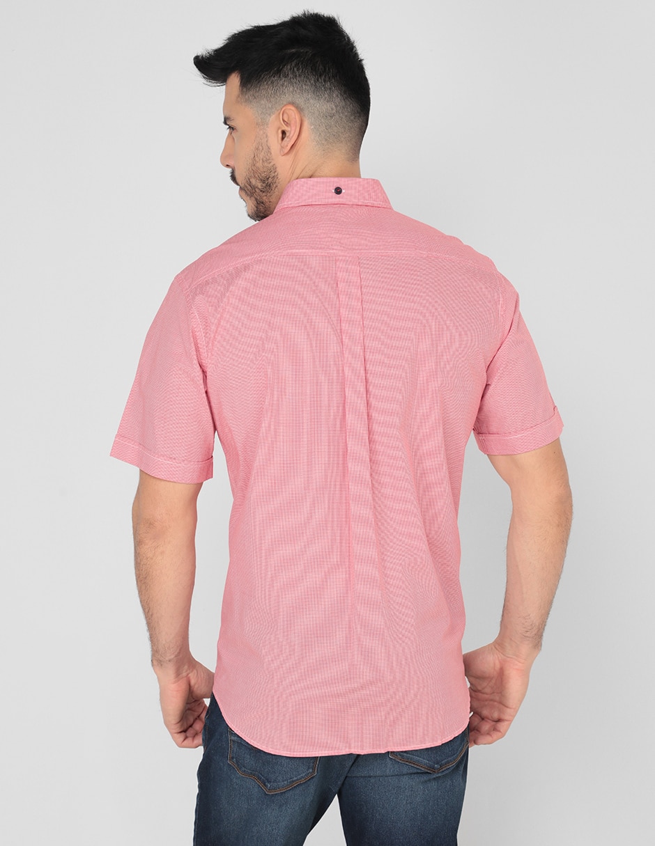 Camisa casual de algodón manga corta para hombre 2