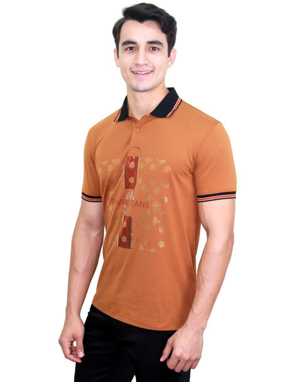 Playera Pavini cuello polo para hombre