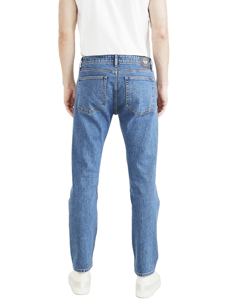 Jeans slim lavado rinse para hombre 3
