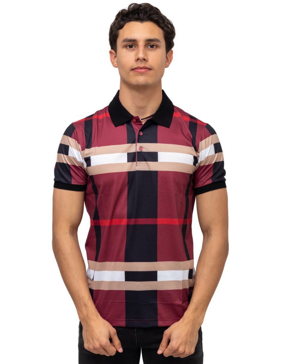 Playera Pavini cuello polo para hombre