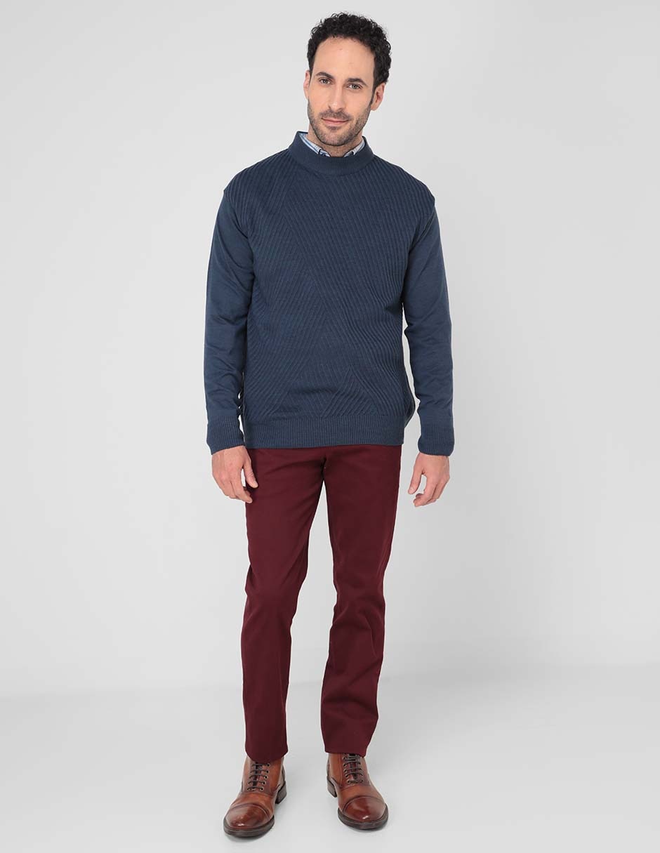 Sueter cuello redondo para hombre