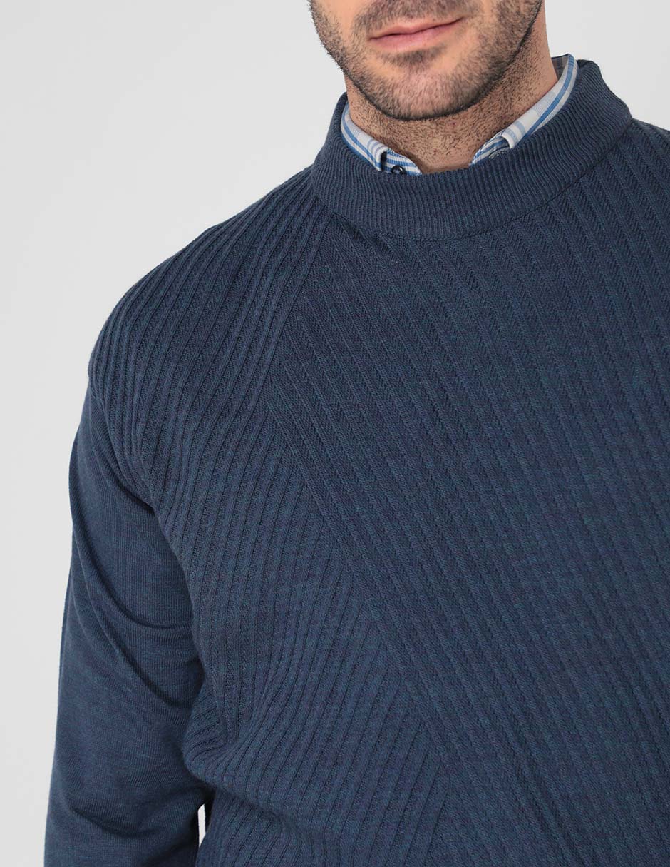 Sueter cuello redondo para hombre