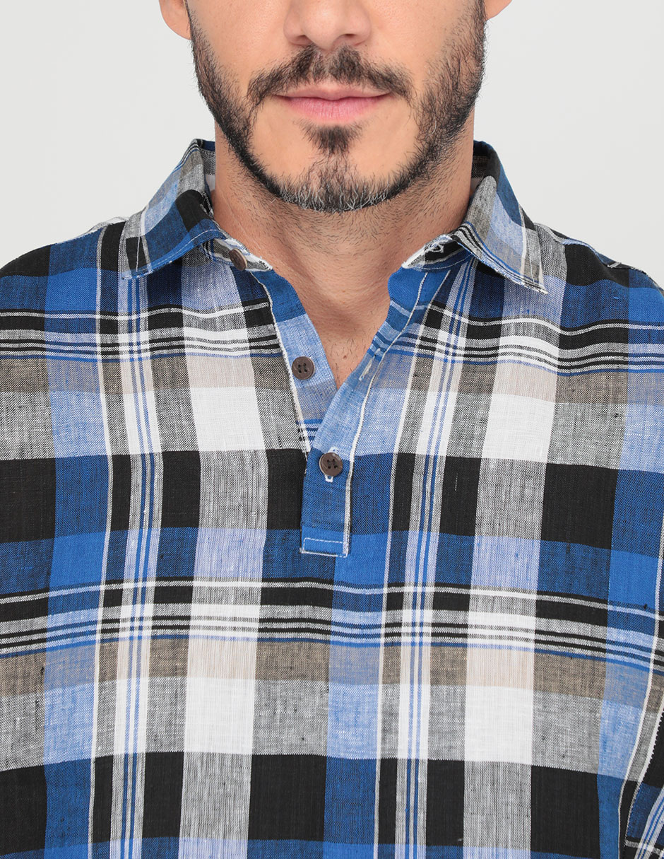 Camisa casual de manga corta para hombre 4