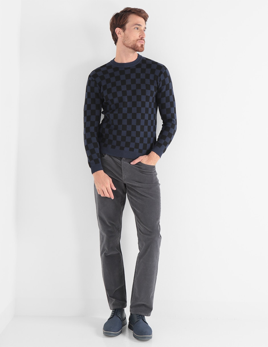 Sueter cuello redondo para hombre 6