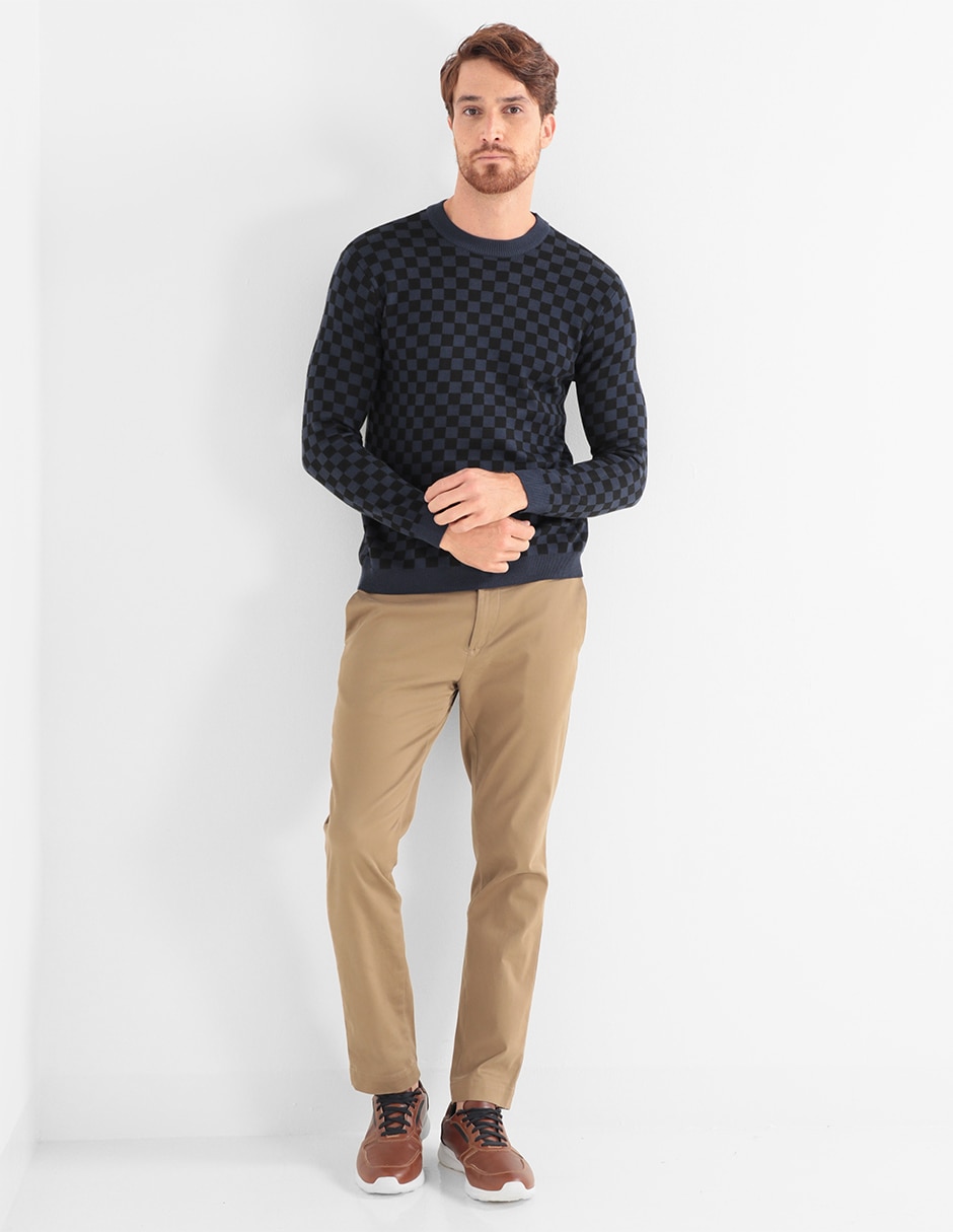 Sueter cuello redondo para hombre 3