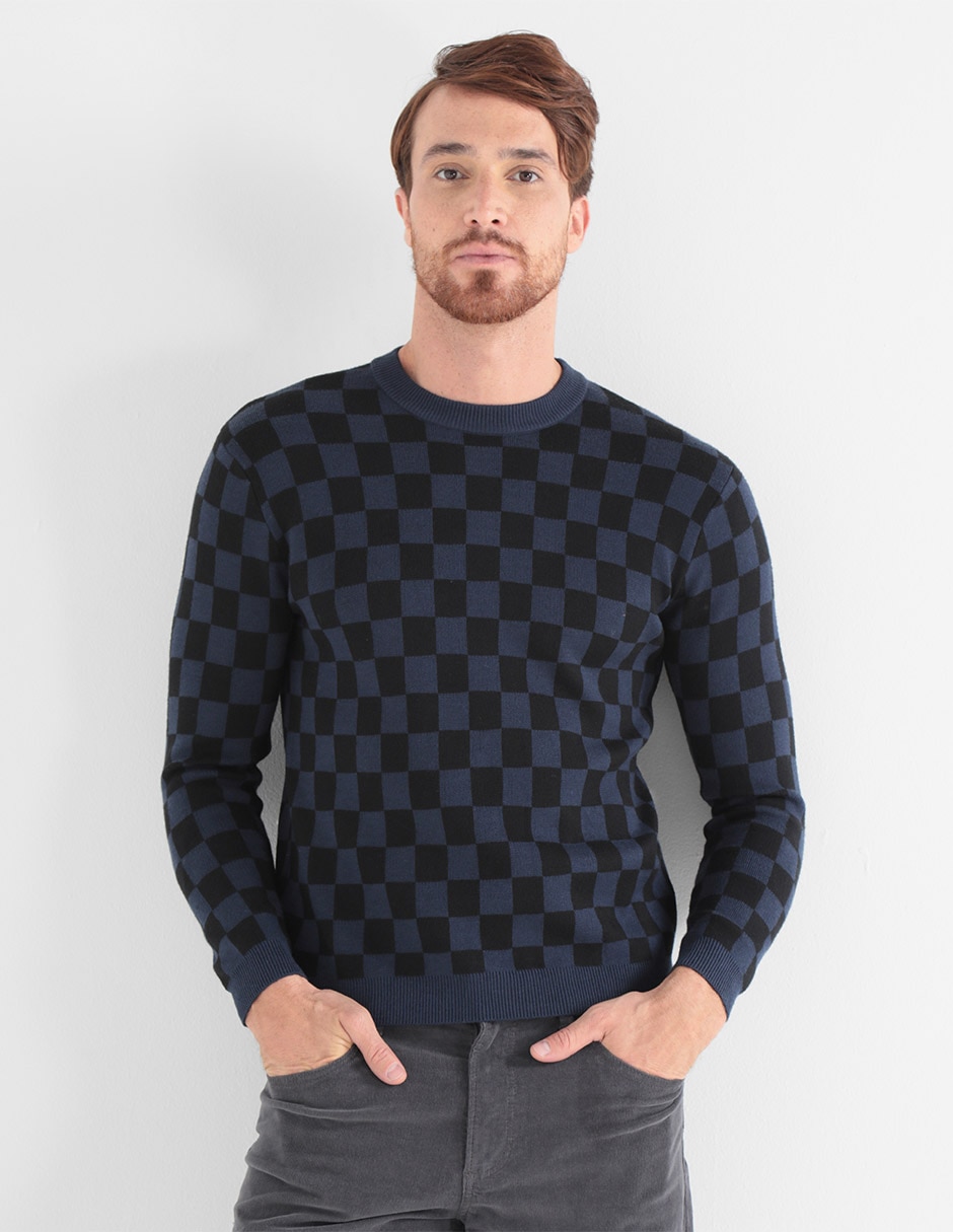 Sueter cuello redondo para hombre