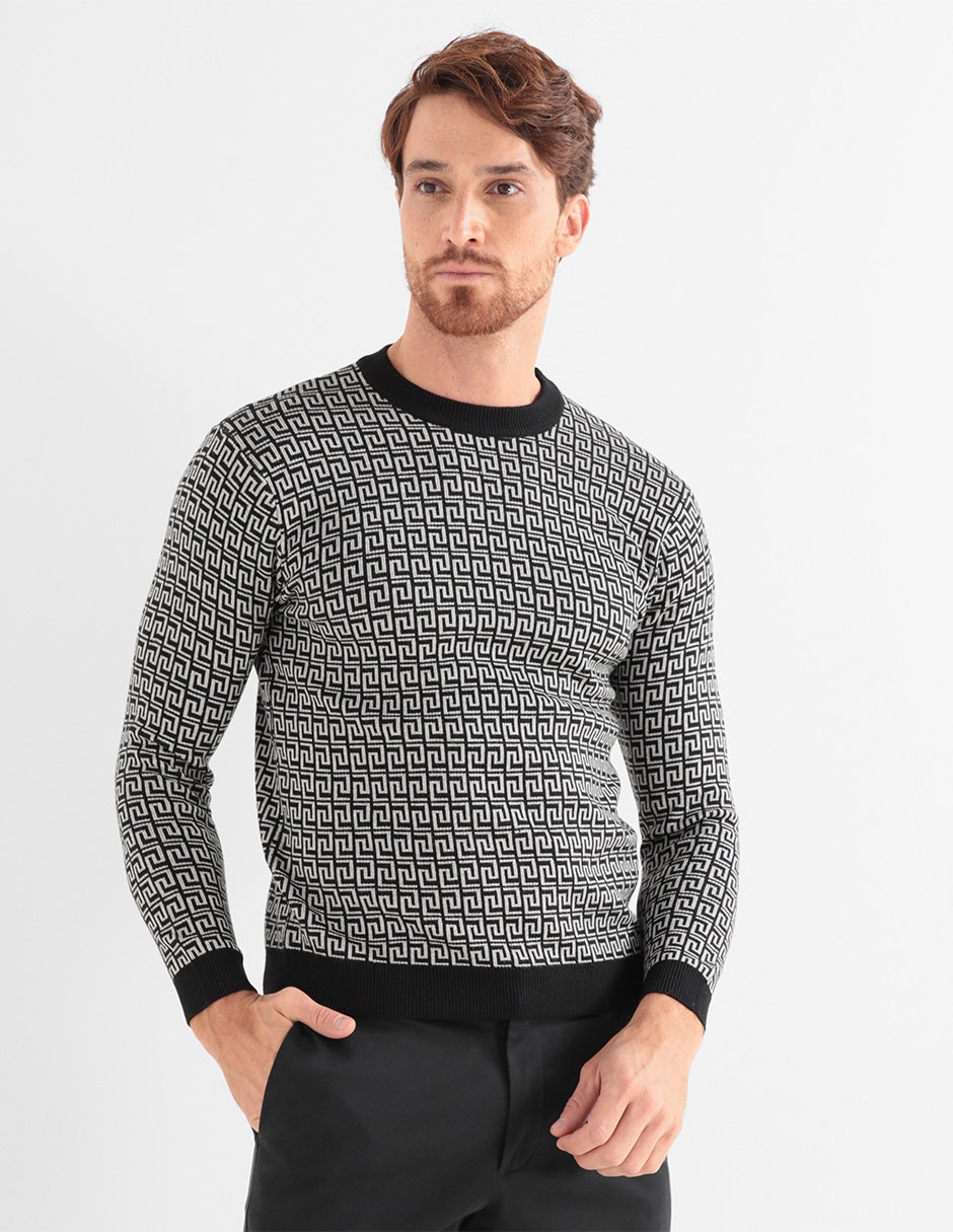 Suéter Moderno cuello redondo para hombre
