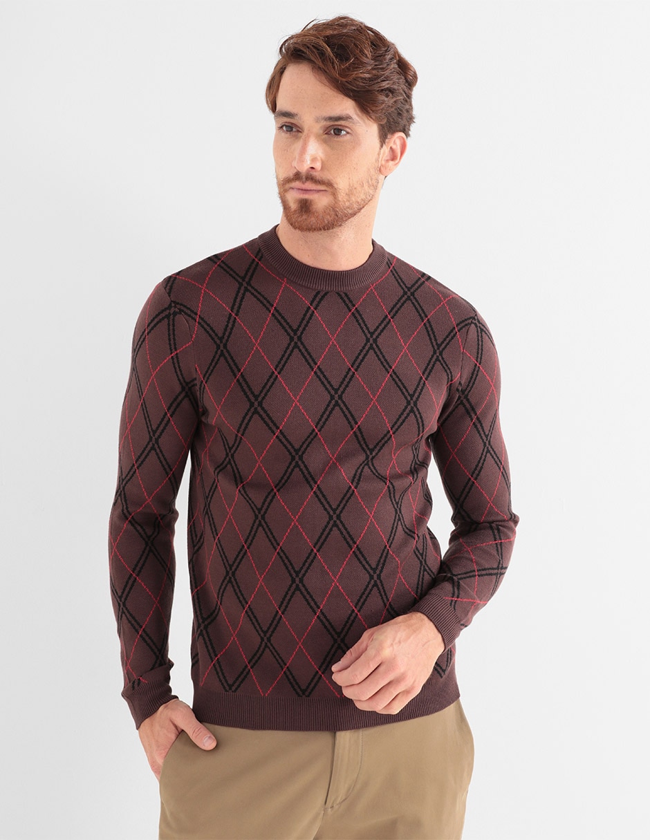 Sueter cuello redondo para hombre