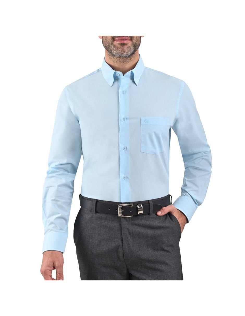 Camisa casual de algodón manga larga para hombre 1