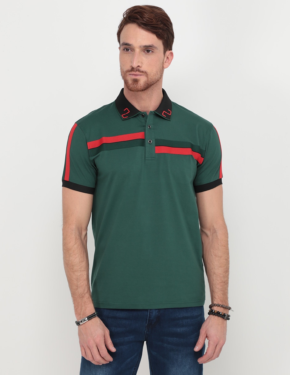 Playera tipo polo para hombre