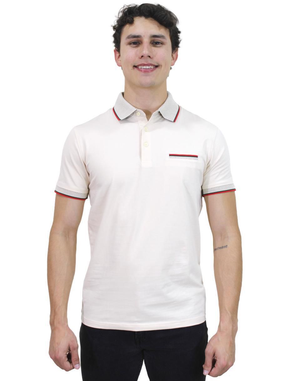 Playera Pavini cuello polo para hombre