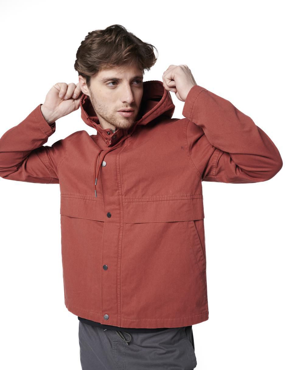 Chamarra cazadora con capucha para hombre Chamarra cazadora con capucha para hombre