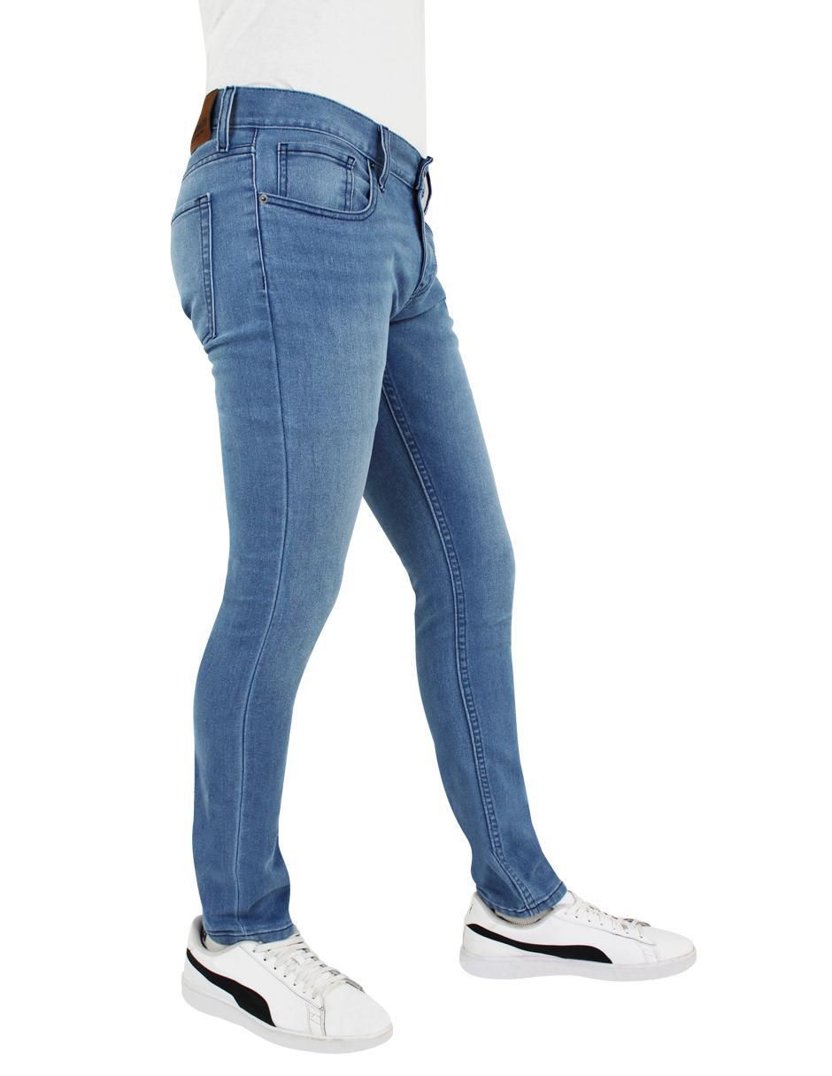 Jeans skinny 3349 lavado claro para hombre 3