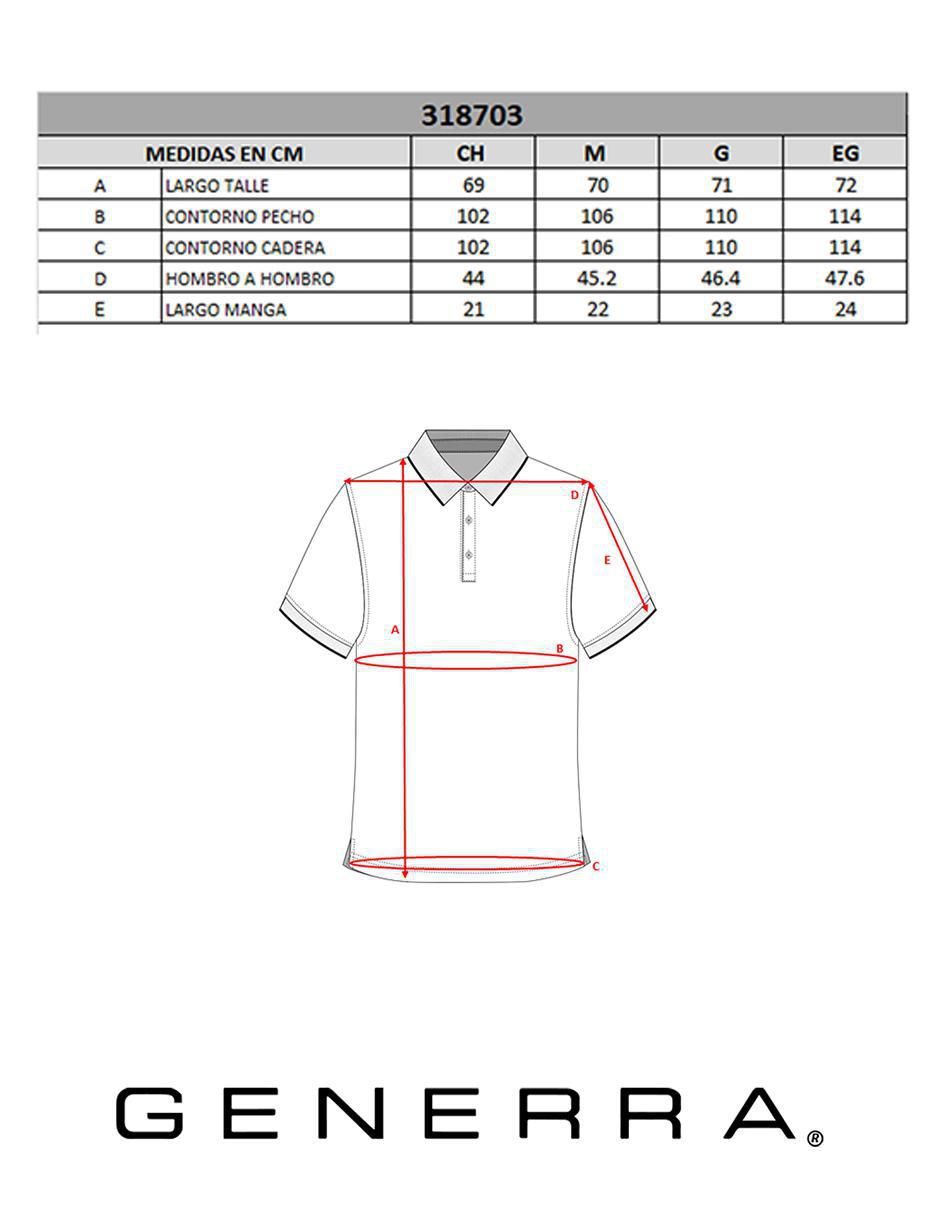 Playera tipo polo Primavera para hombre 5