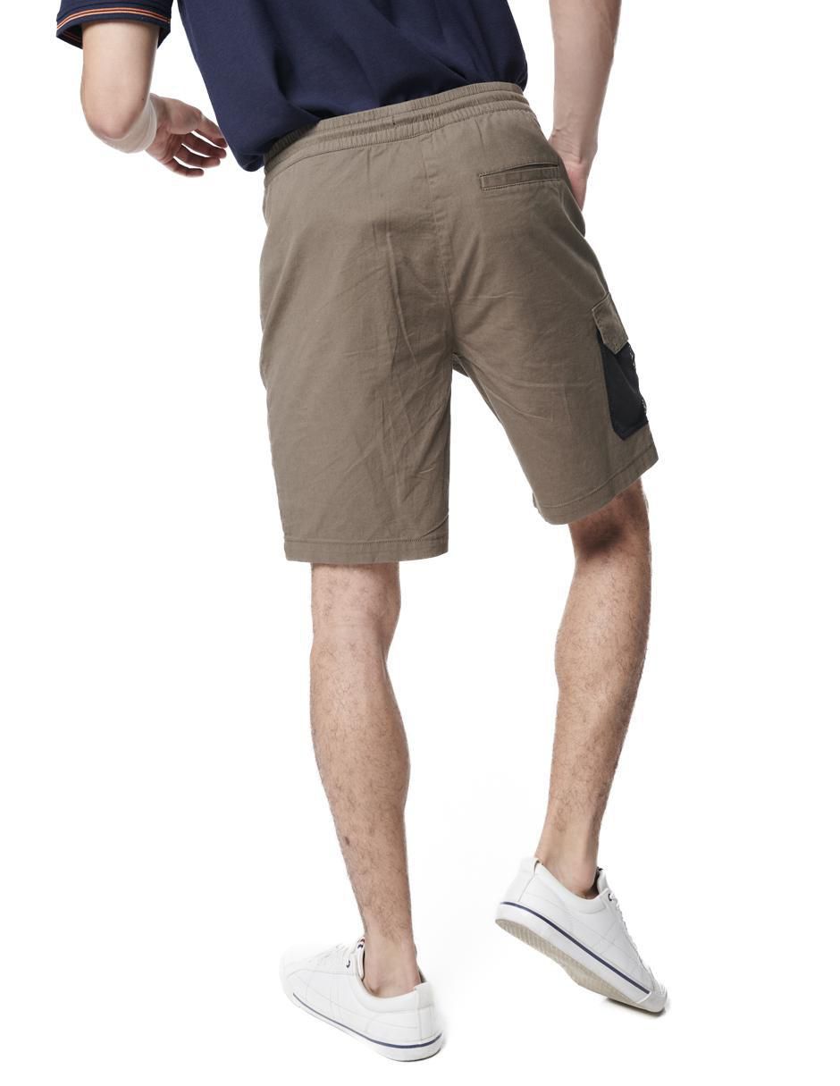 Bermuda generra de poliéster para hombre