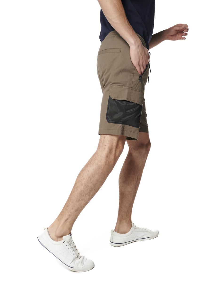 Bermuda generra de poliéster para hombre
