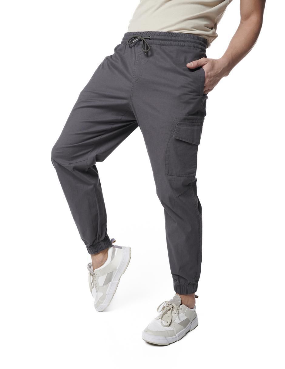 Pants regular HUGO con jareta para hombre