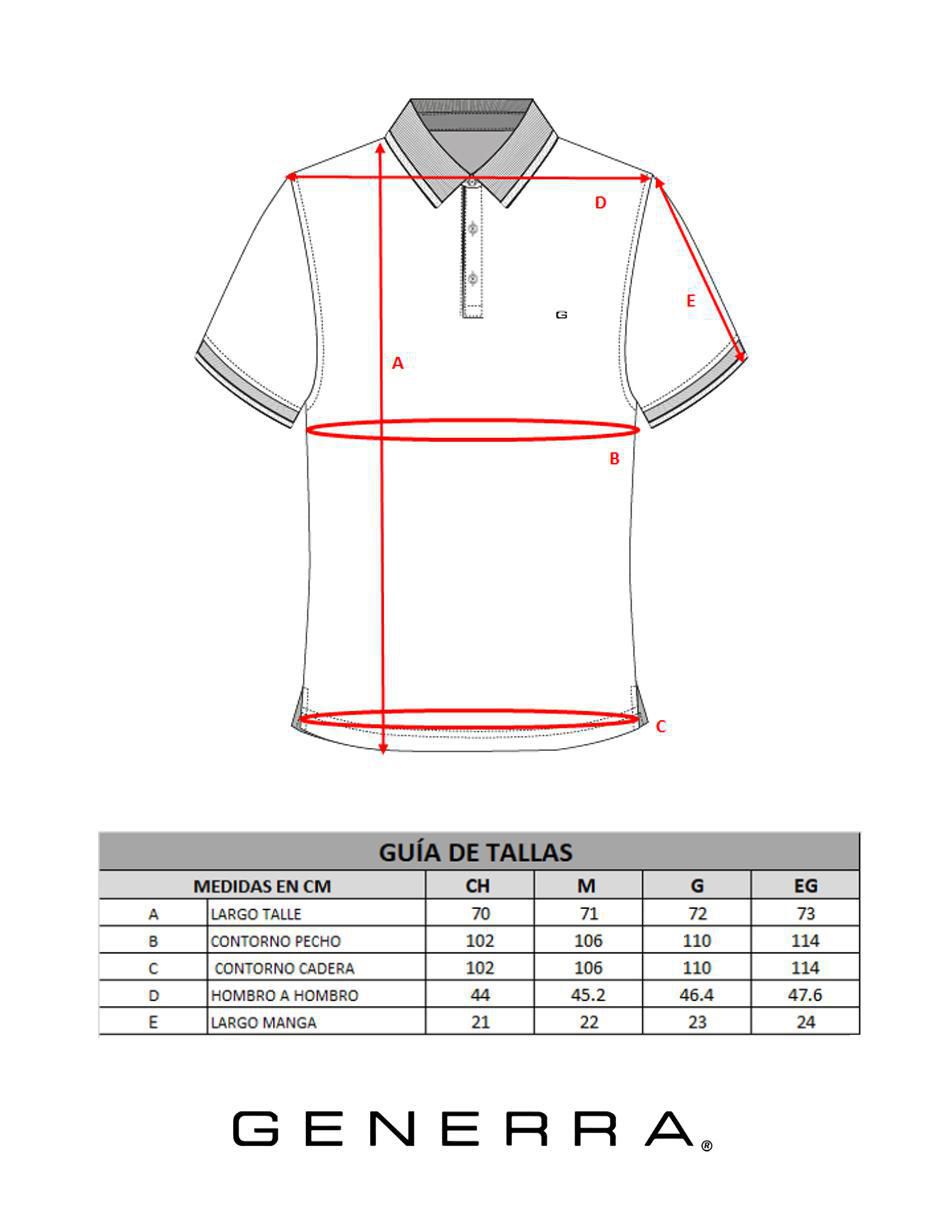 Playera tipo polo generra primavera 2023 para hombre