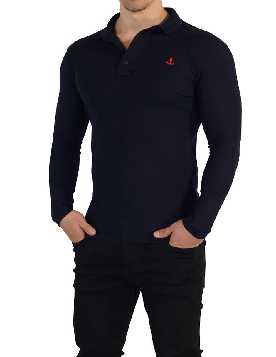 Playera tipo polo John Leopard para hombre