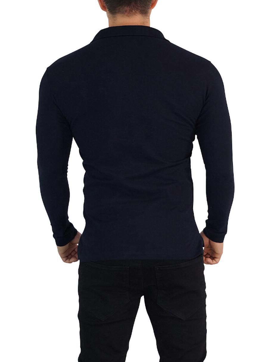 Playera tipo polo John Leopard para hombre