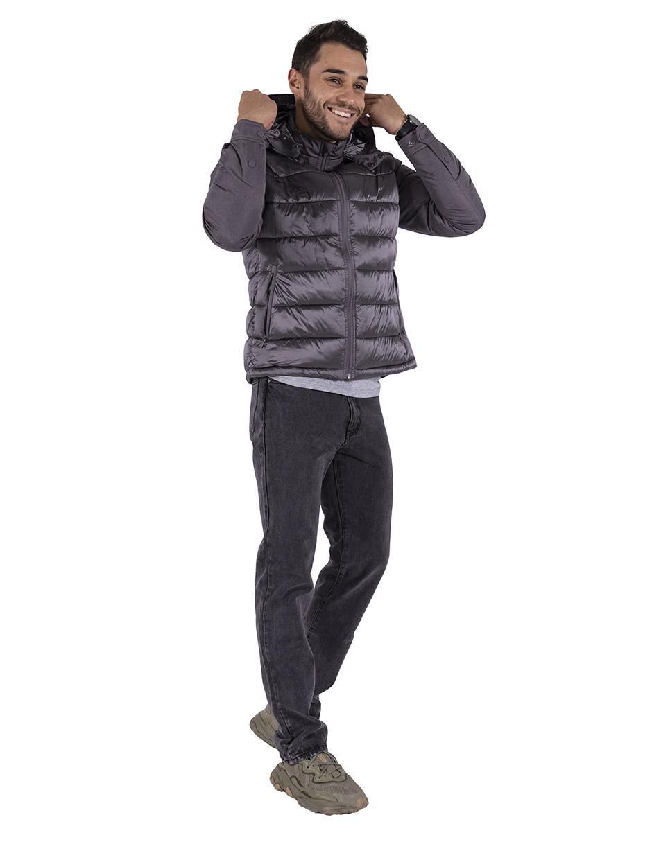 Chamarra con capucha desmontable para hombre 3
