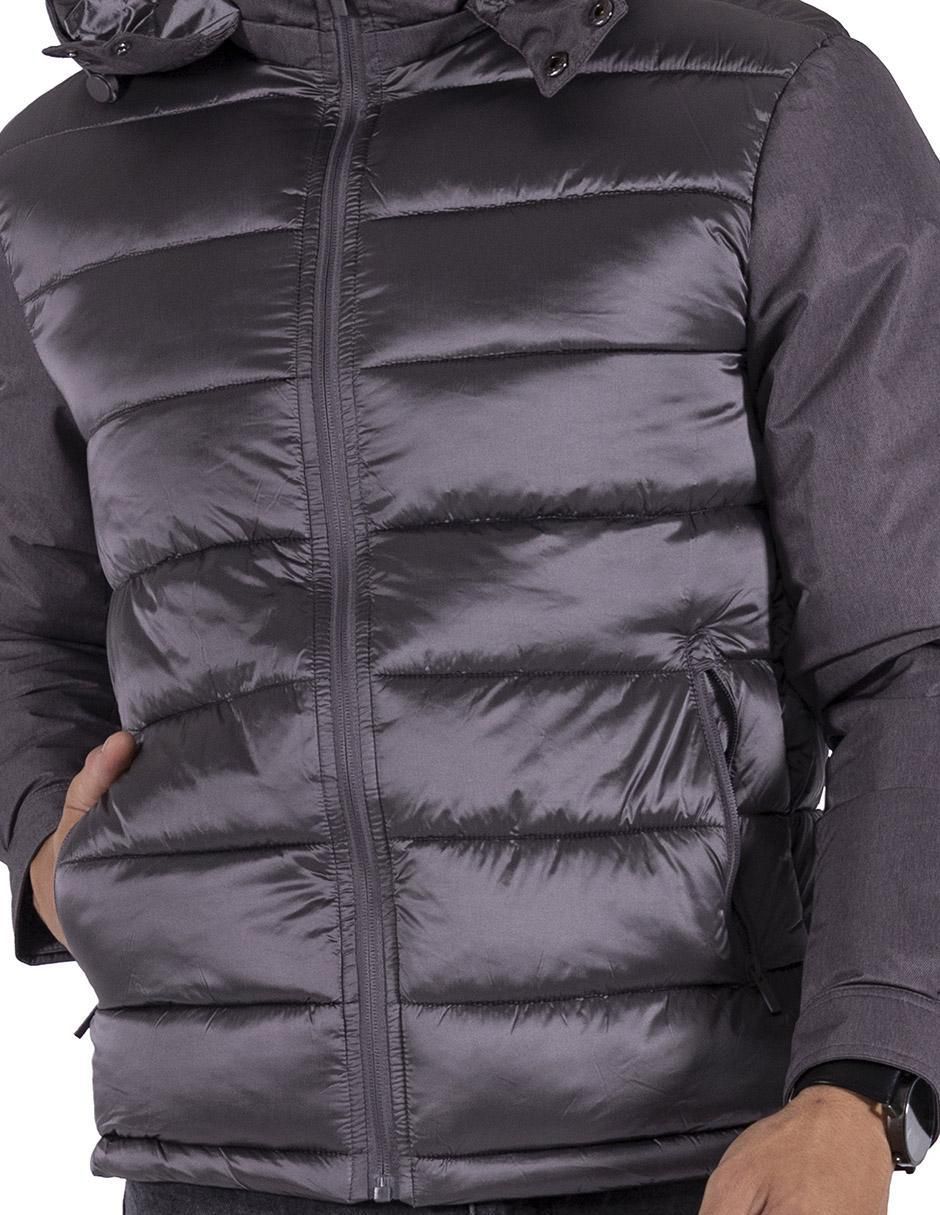 Chamarra con capucha desmontable para hombre 4