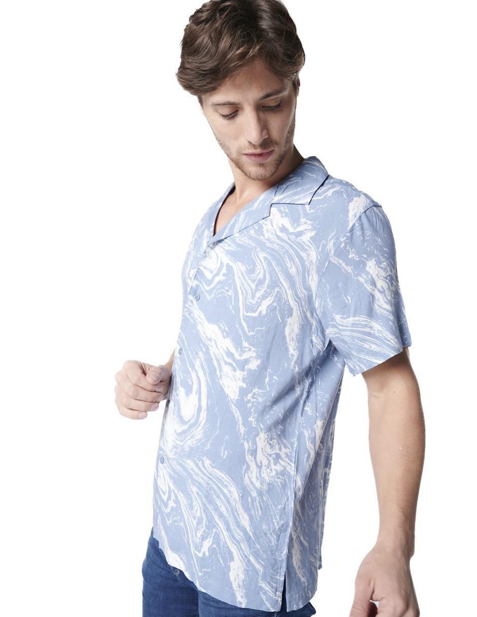 Camisa casual manga corta para hombre 3