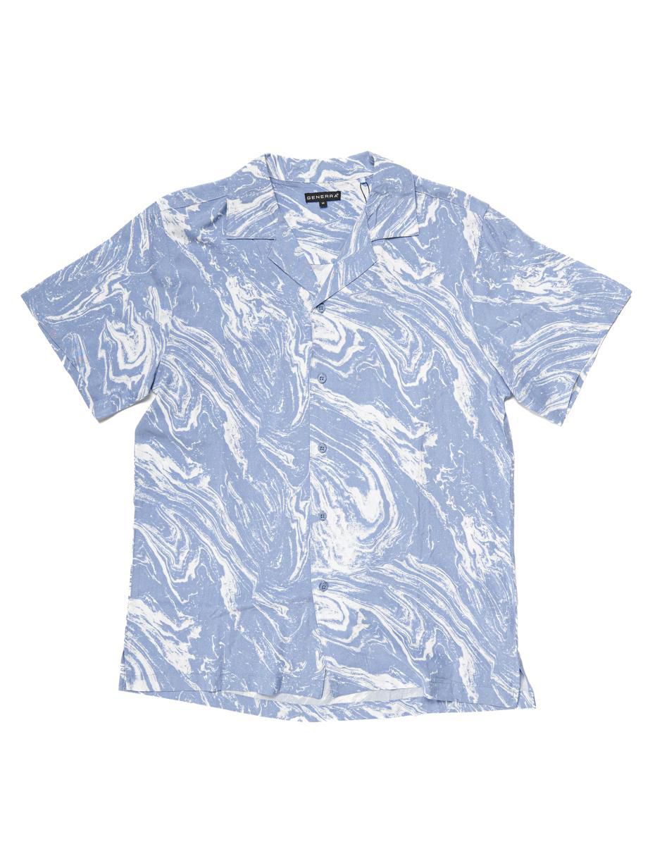 Camisa casual manga corta para hombre 4