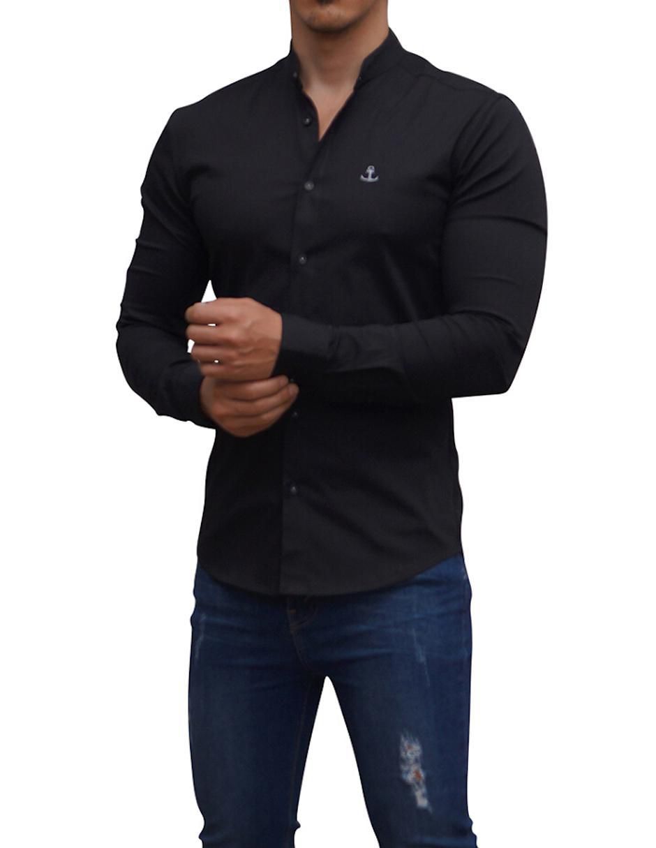 Camisa casual manga larga para hombre Camisa casual manga larga para hombre