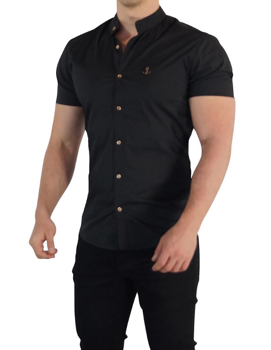 Camisa casual de manga corta para hombre