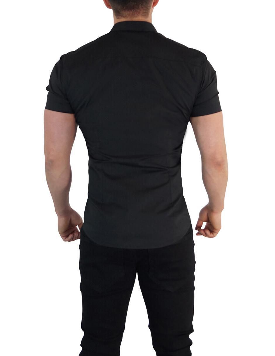Camisa casual de manga corta para hombre