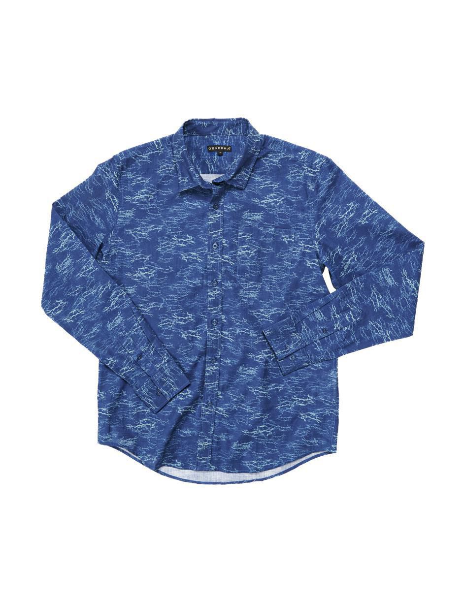 Camisa casual de algodón manga larga para hombre 3