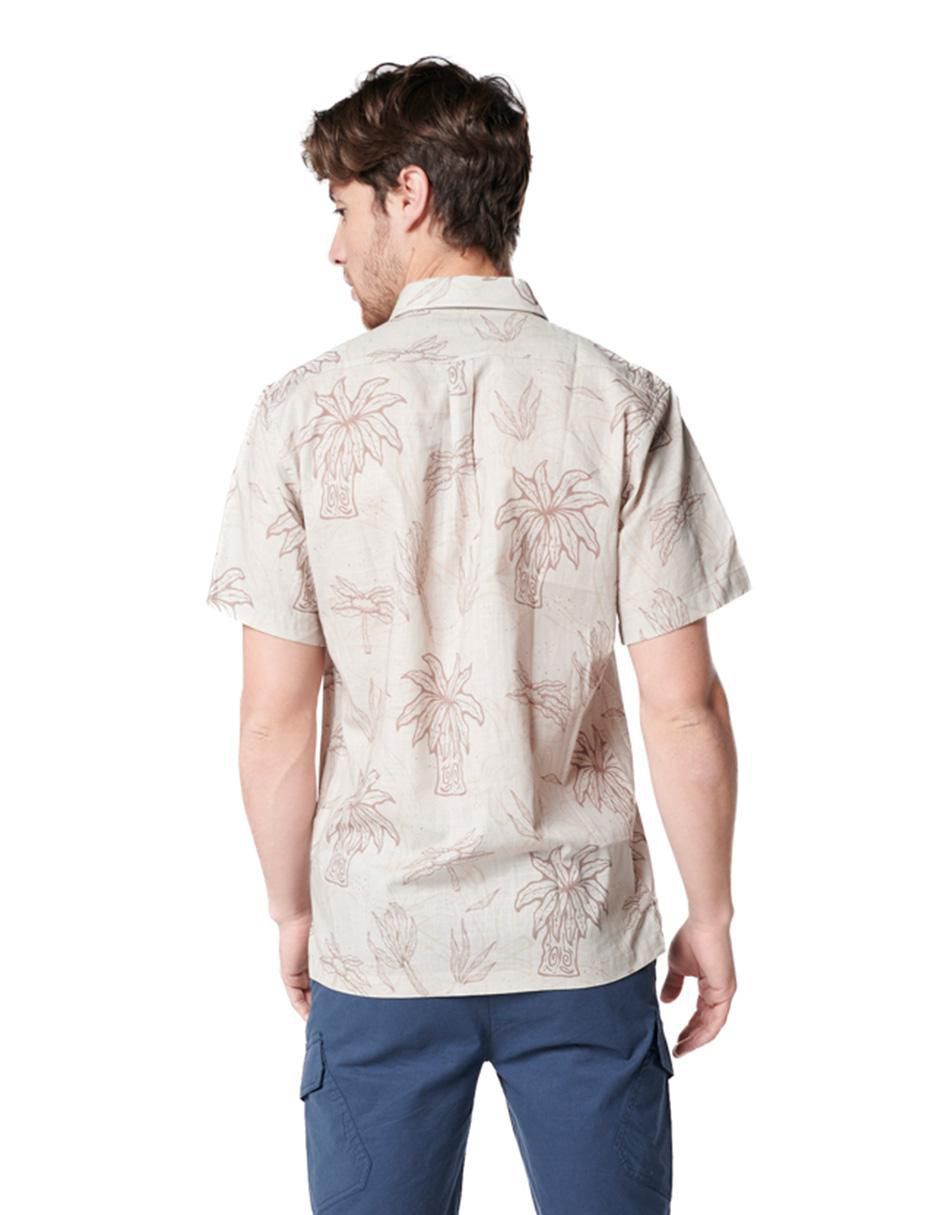 Camisa casual de algodón manga corta para hombre 2