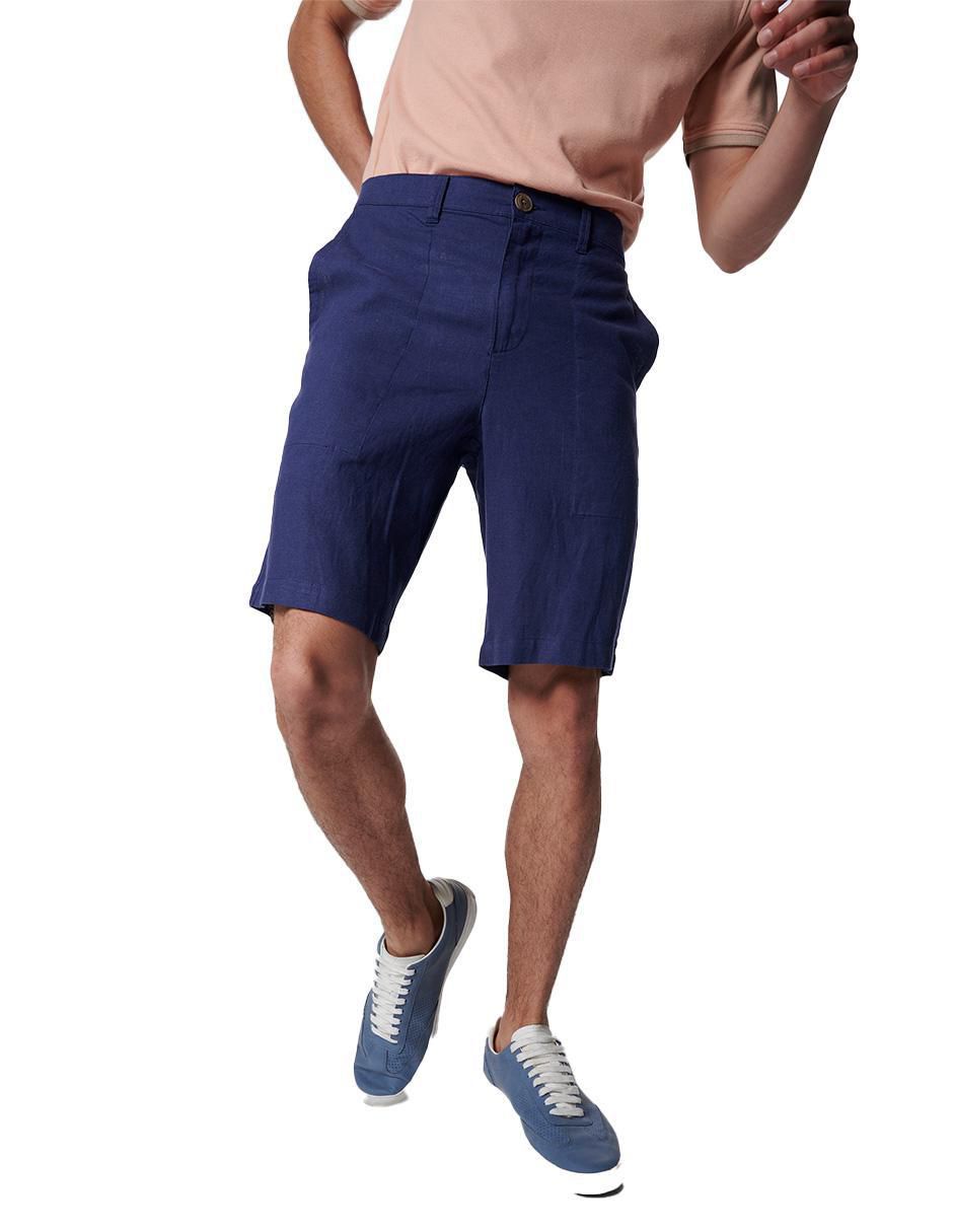 Bermuda de lino para hombre