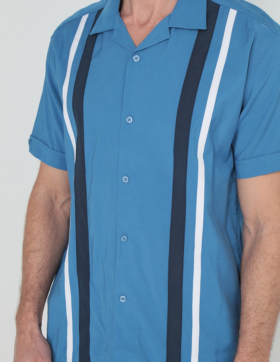 Guayabera manga corta para hombre 4