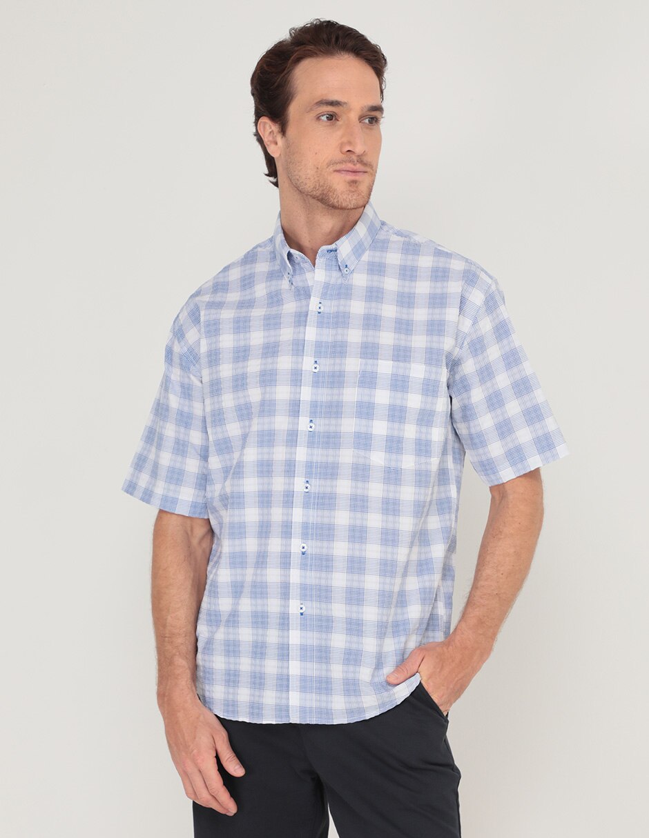 Camisa casual de manga corta para hombre 1