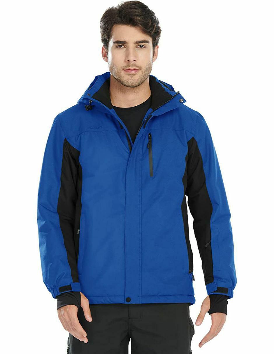 Chamarra parca impermebale con capucha para hombre Chamarra parca impermebale con capucha para hombre