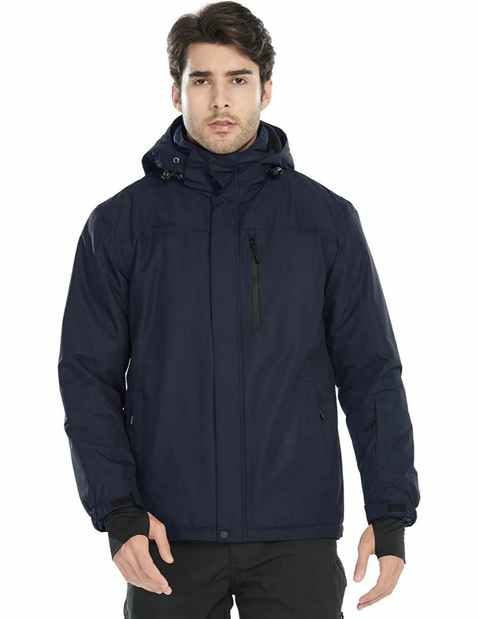 Chamarra parca impermebale con capucha para hombre Chamarra parca impermebale con capucha para hombre