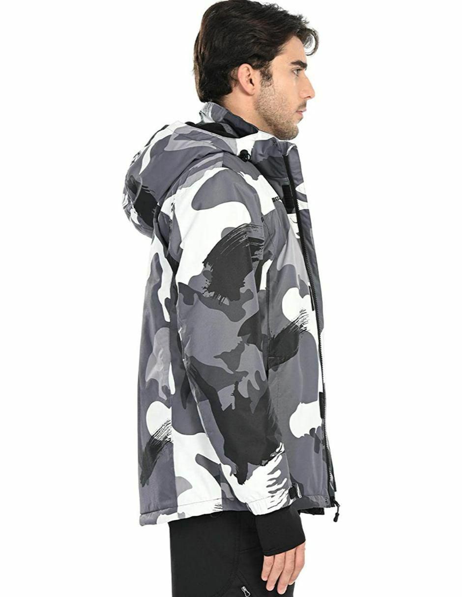 Chamarra parca camel crow sí de nylon y poliéster con capucha para hombre
