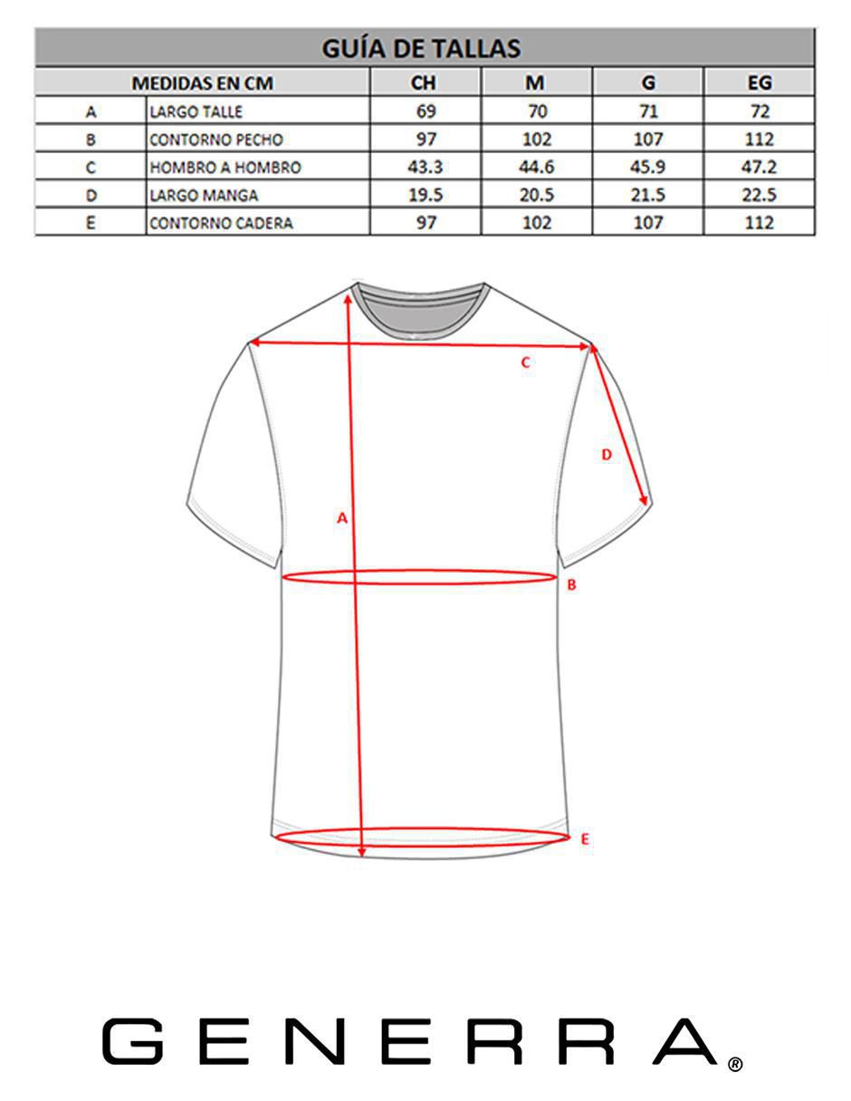 Playera cuello redondo para hombre 4