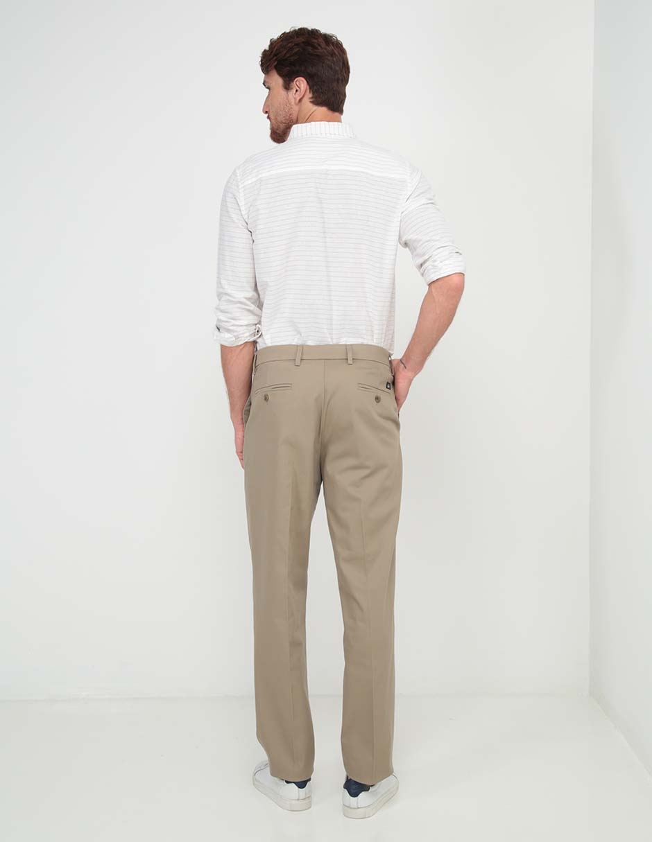 Pantalón recto de algodón para hombre 2