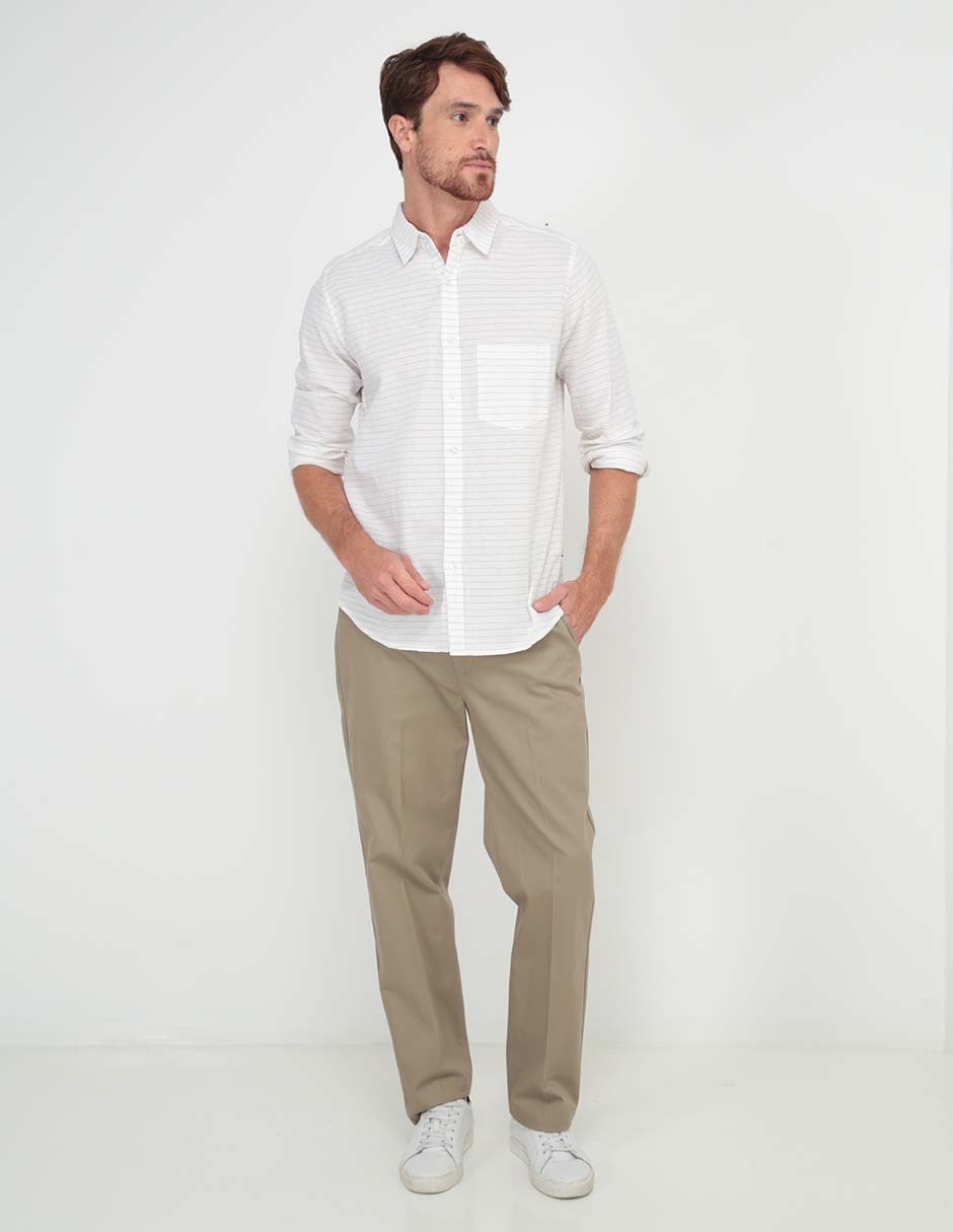 Pantalón recto de algodón para hombre 3