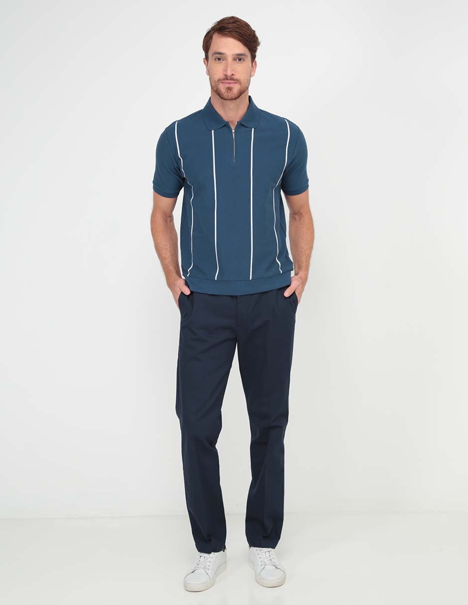 Pantalón recto de algodón para hombre 3