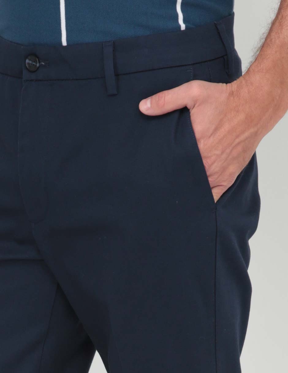 Pantalón recto de algodón para hombre 4
